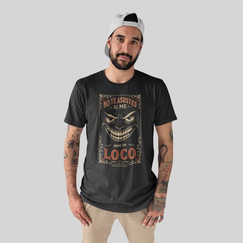 No te asustes si me rio como un loco