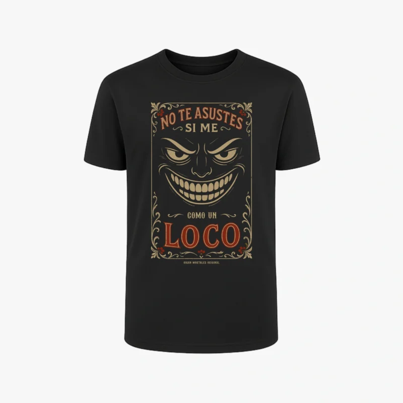 No te asustes si me rio como un loco